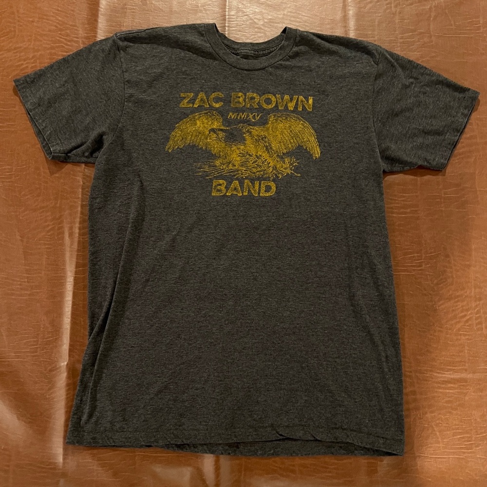 Zac Brown Band Shirt - 2015 Tour Dates on Back - Size Women’s Large